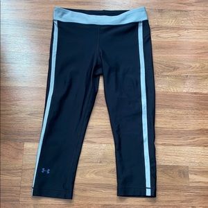 Under Armour heat gear 3/4 workout pants, M